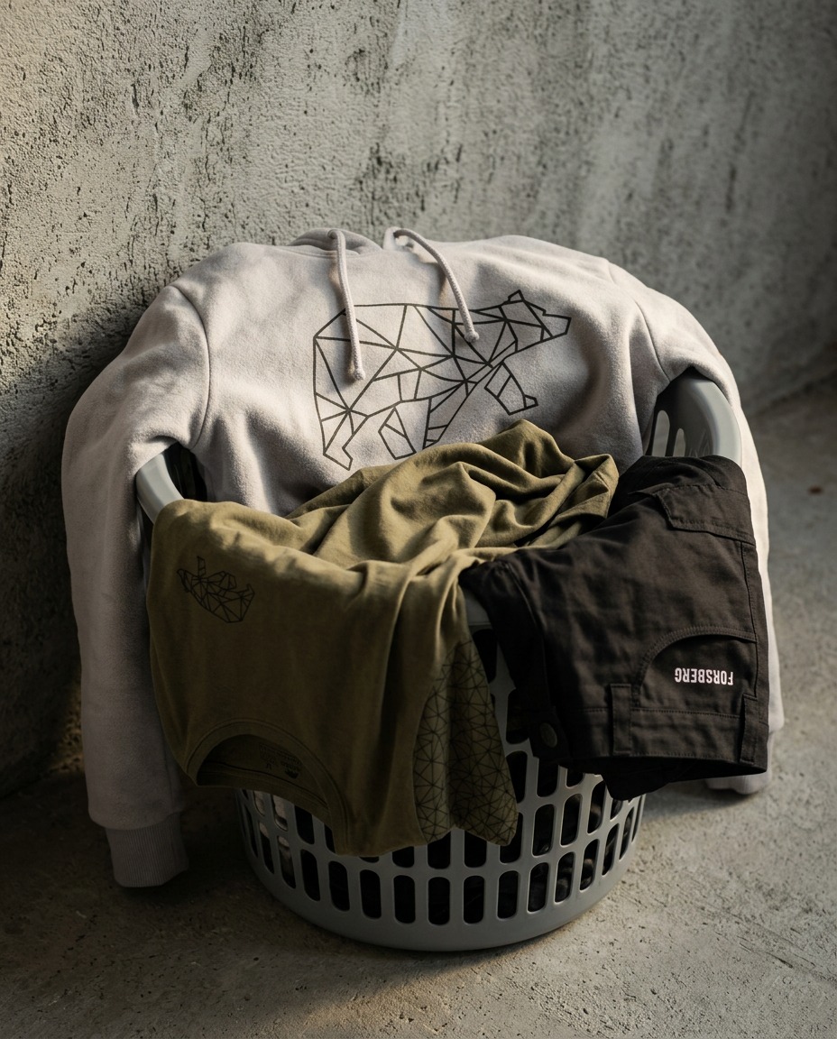 Nachhaltige Textilpflege &ndash; W&auml;schekorb mit FORSBERG Workwear